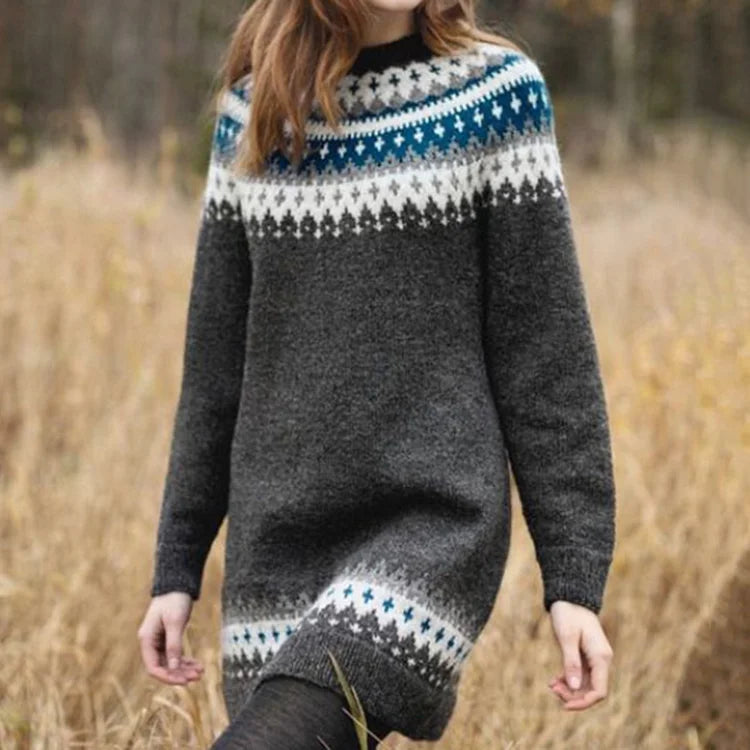 Marieke | Trui met lange mouwen en print