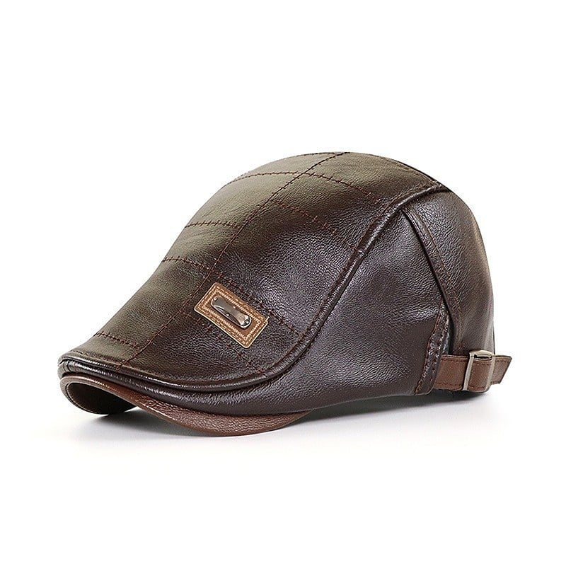 Lupin - Nieuwe Modieuze Leren Baret