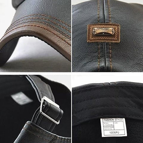Lupin - Nieuwe Modieuze Leren Baret