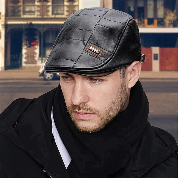 Lupin - Nieuwe Modieuze Leren Baret
