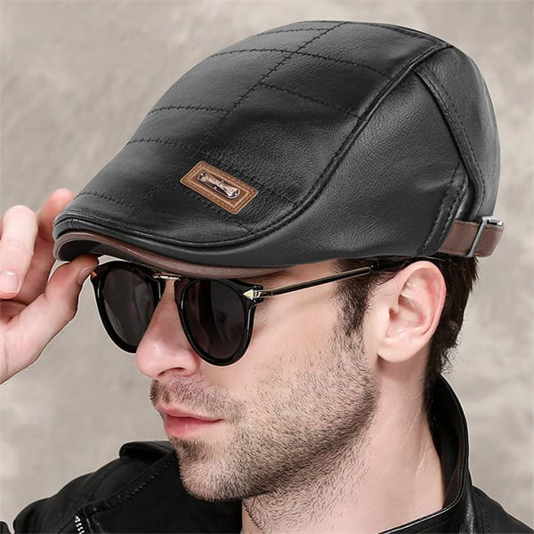 Lupin - Nieuwe Modieuze Leren Baret