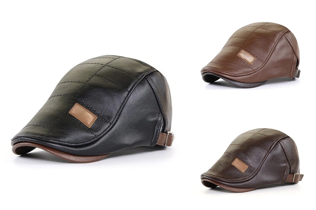 Lupin - Nieuwe Modieuze Leren Baret