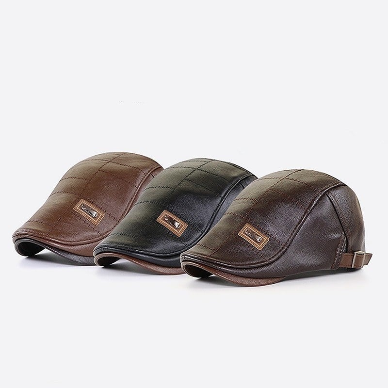 Lupin - Nieuwe Modieuze Leren Baret
