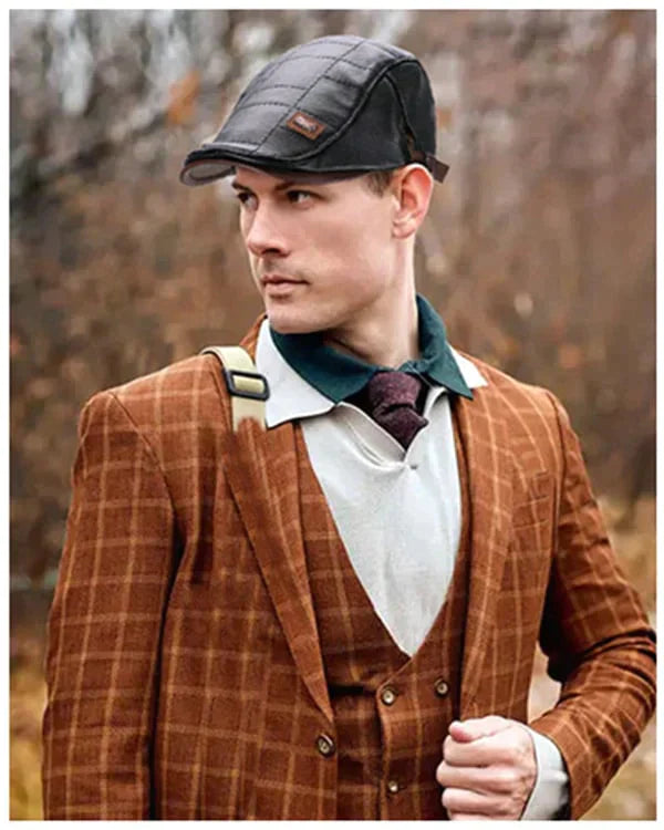 Lupin - Nieuwe Modieuze Leren Baret