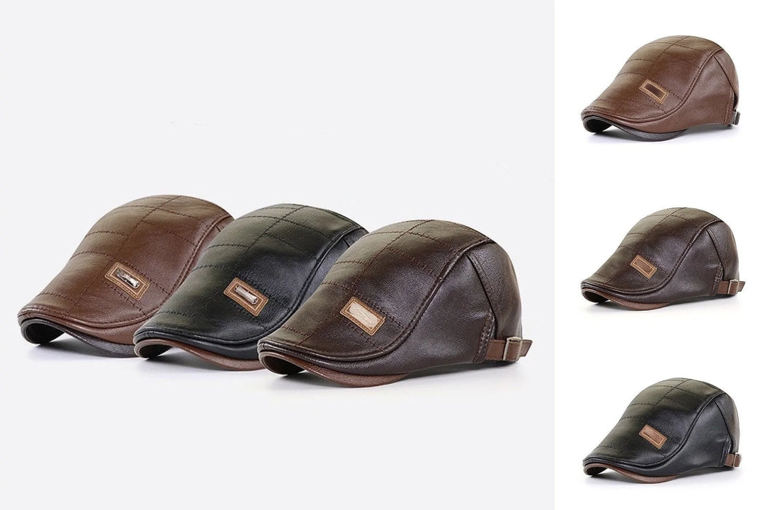 Lupin - Nieuwe Modieuze Leren Baret