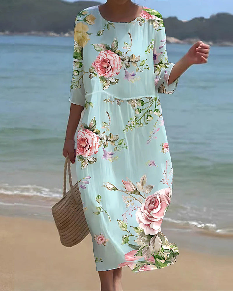 Jasmine Elegante Buikjurk Bloemenjurk