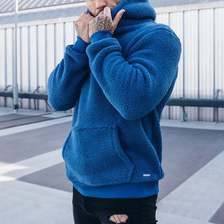 AIAN – Pluchen KAPUZENPULLOVER
