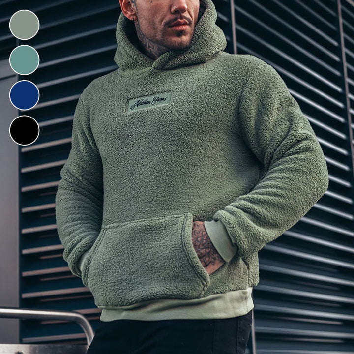 AIAN – Pluchen KAPUZENPULLOVER