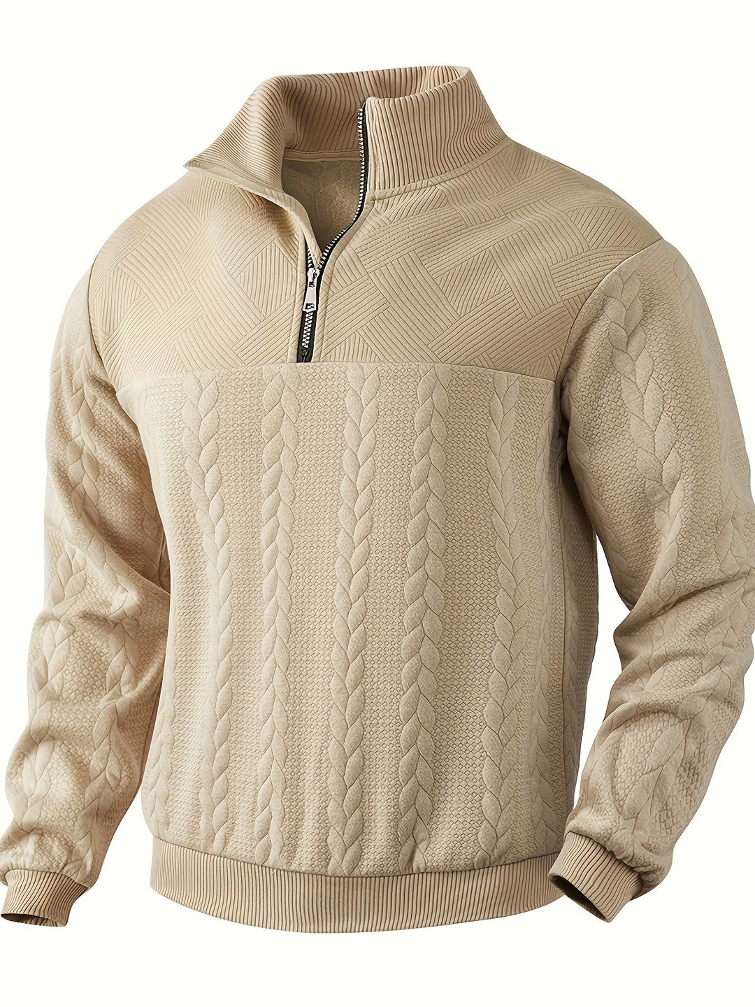 Joris – Vintage Herenpullover met Rits