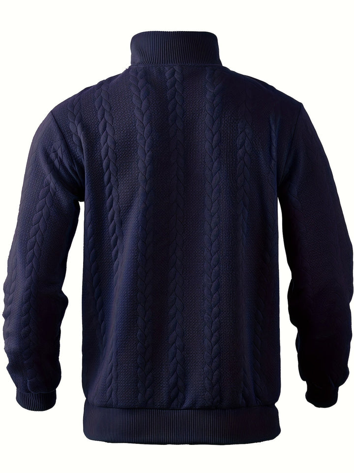 Joris – Vintage Herenpullover met Rits