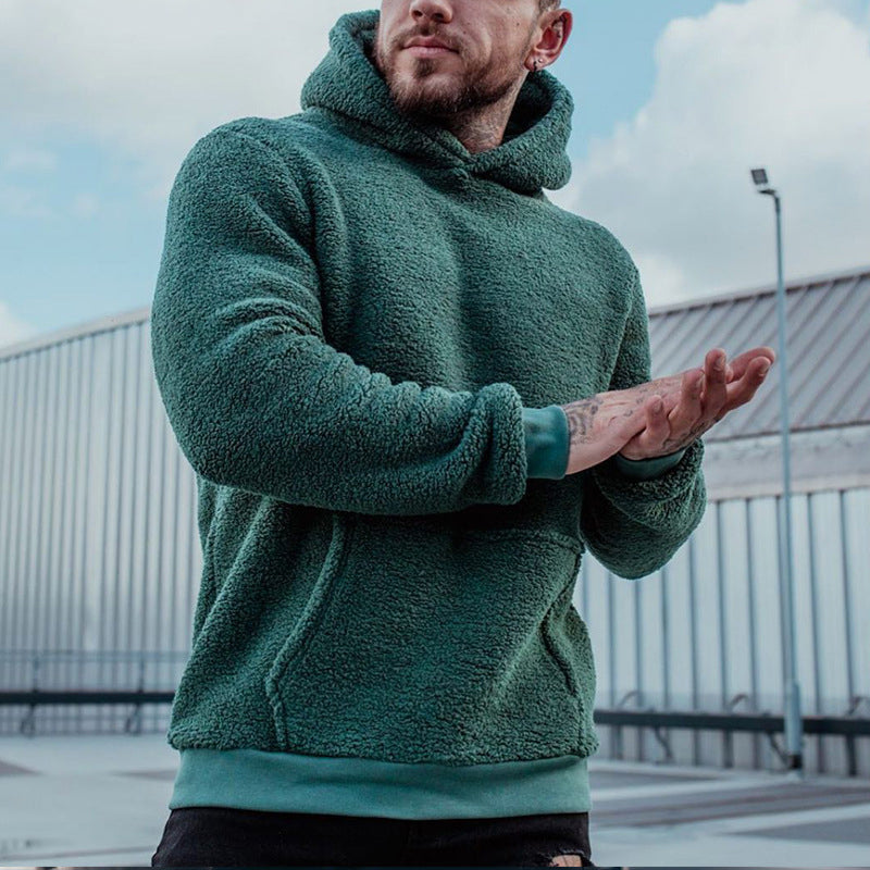 AIAN – Pluchen KAPUZENPULLOVER