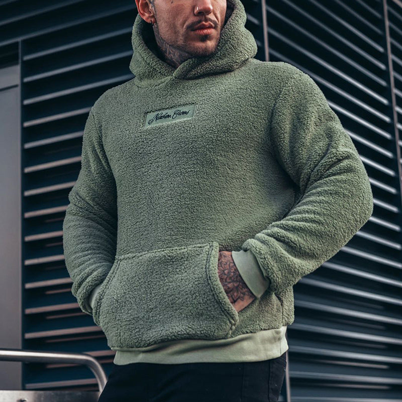 AIAN – Pluchen KAPUZENPULLOVER