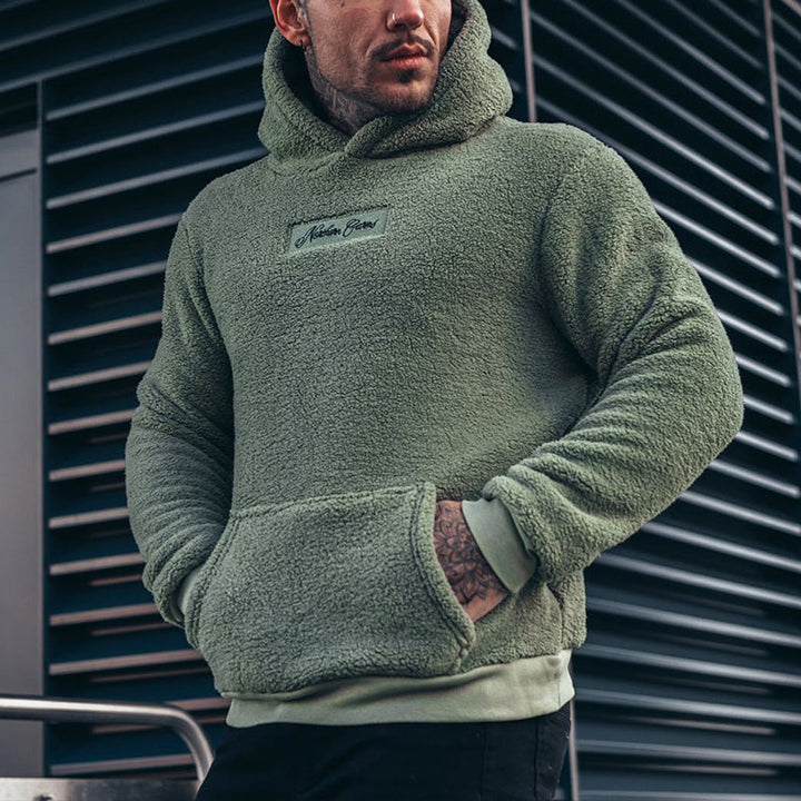 AIAN – Pluchen KAPUZENPULLOVER