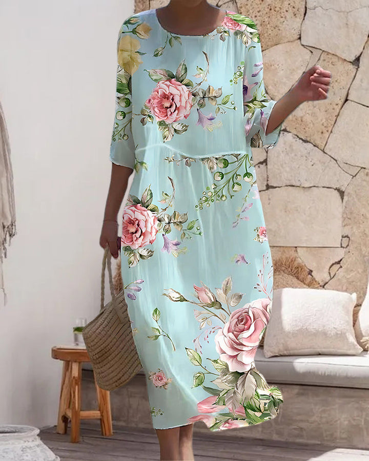 Jasmine Elegante Buikjurk Bloemenjurk