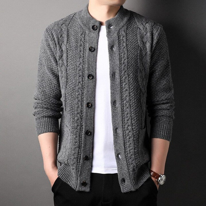 Lex - Heren Gebreide Cardigan