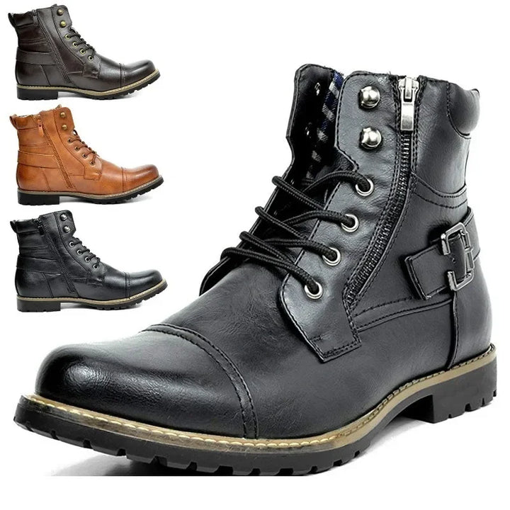 Ron | Leren veterschoenen