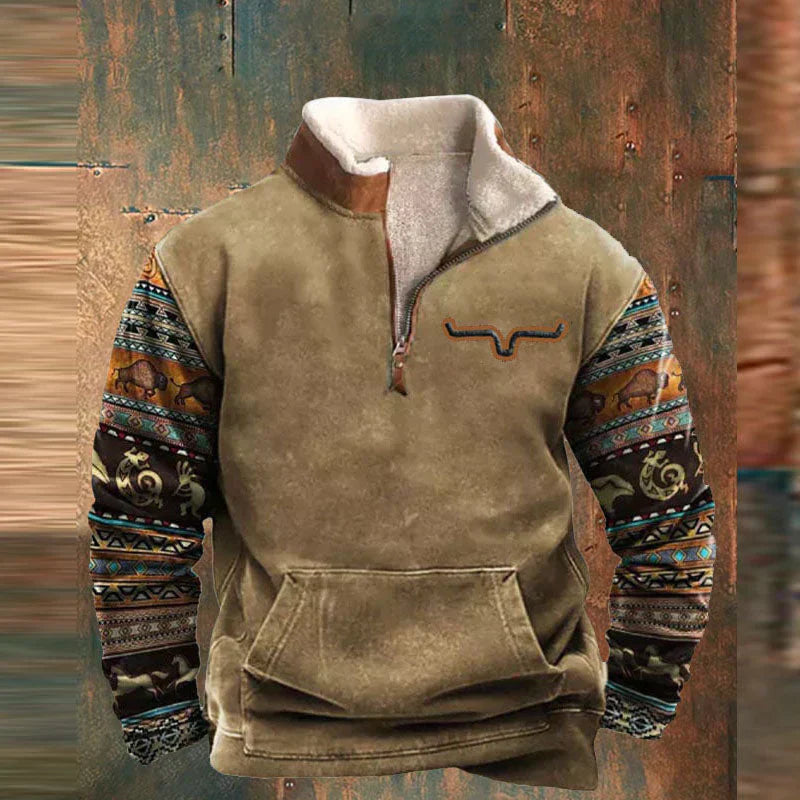 Ethan | Kwart Zip-Up Pullover