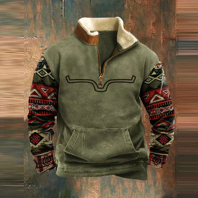 Ethan | Kwart Zip-Up Pullover