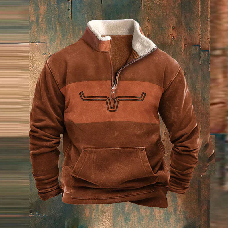 Ethan | Kwart Zip-Up Pullover