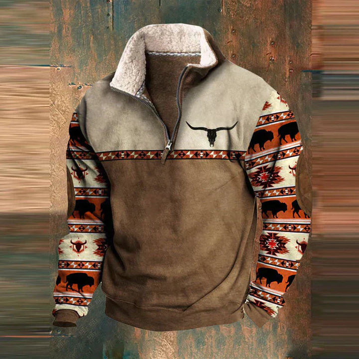 Ethan | Kwart Zip-Up Pullover