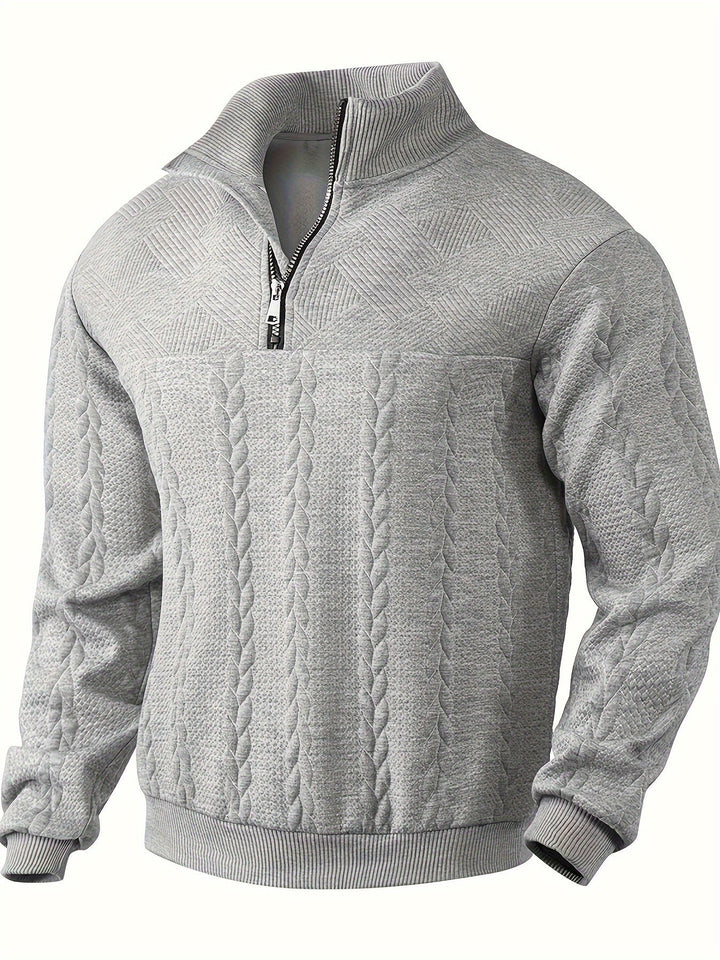 Joris – Vintage Herenpullover met Rits