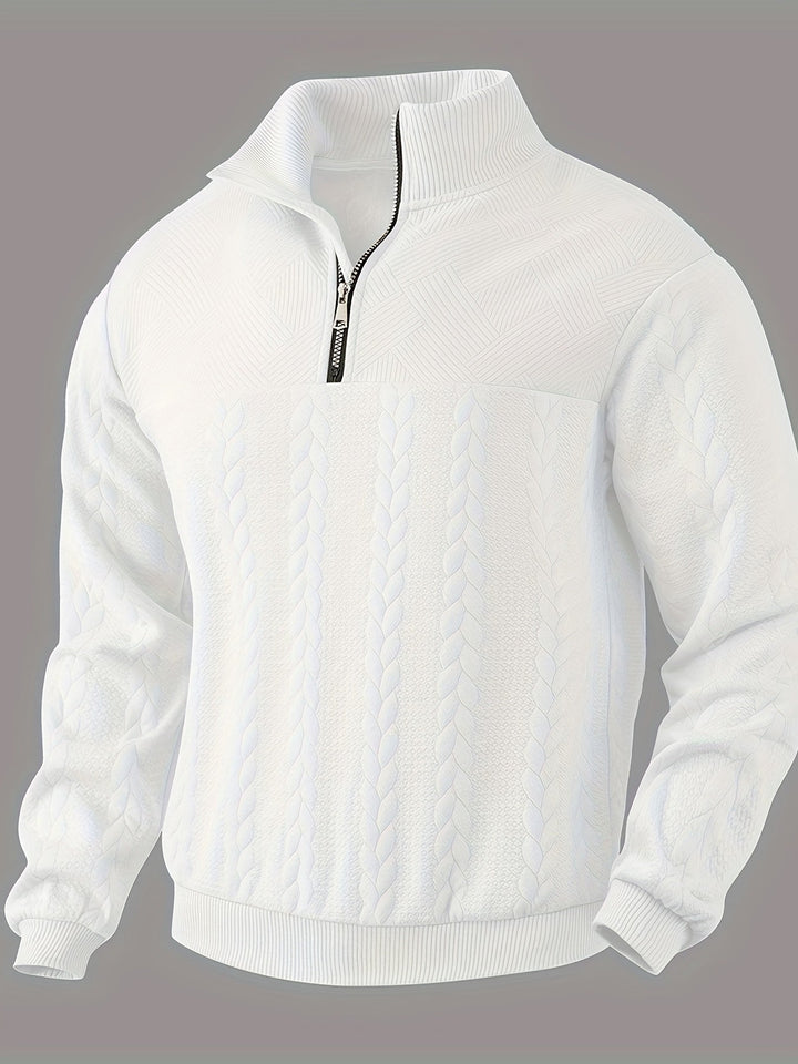 Joris – Vintage Herenpullover met Rits