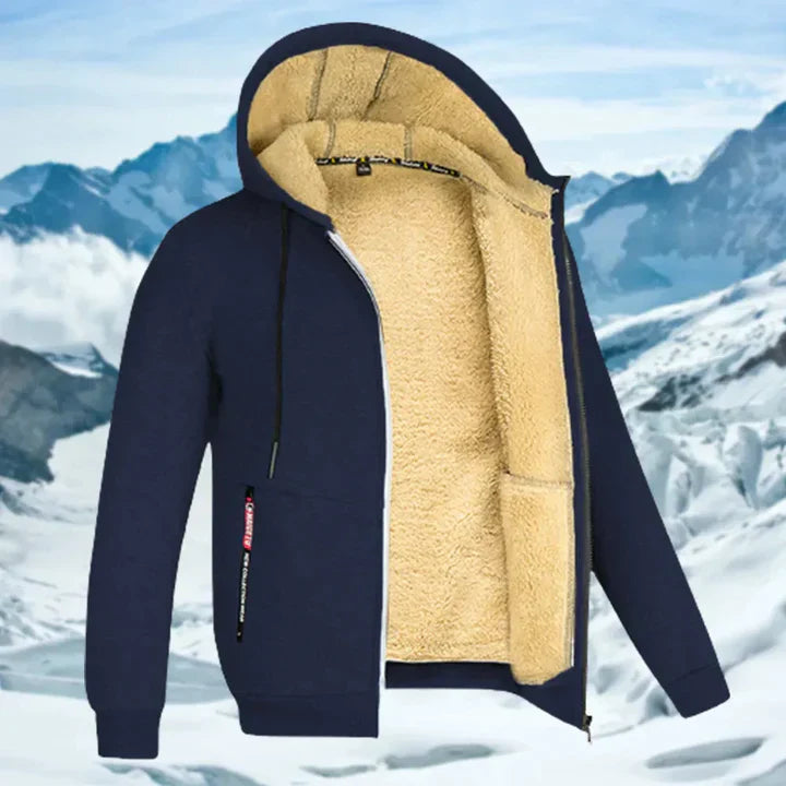 Arie - Heren Winterjas met Capuchon en Fleece