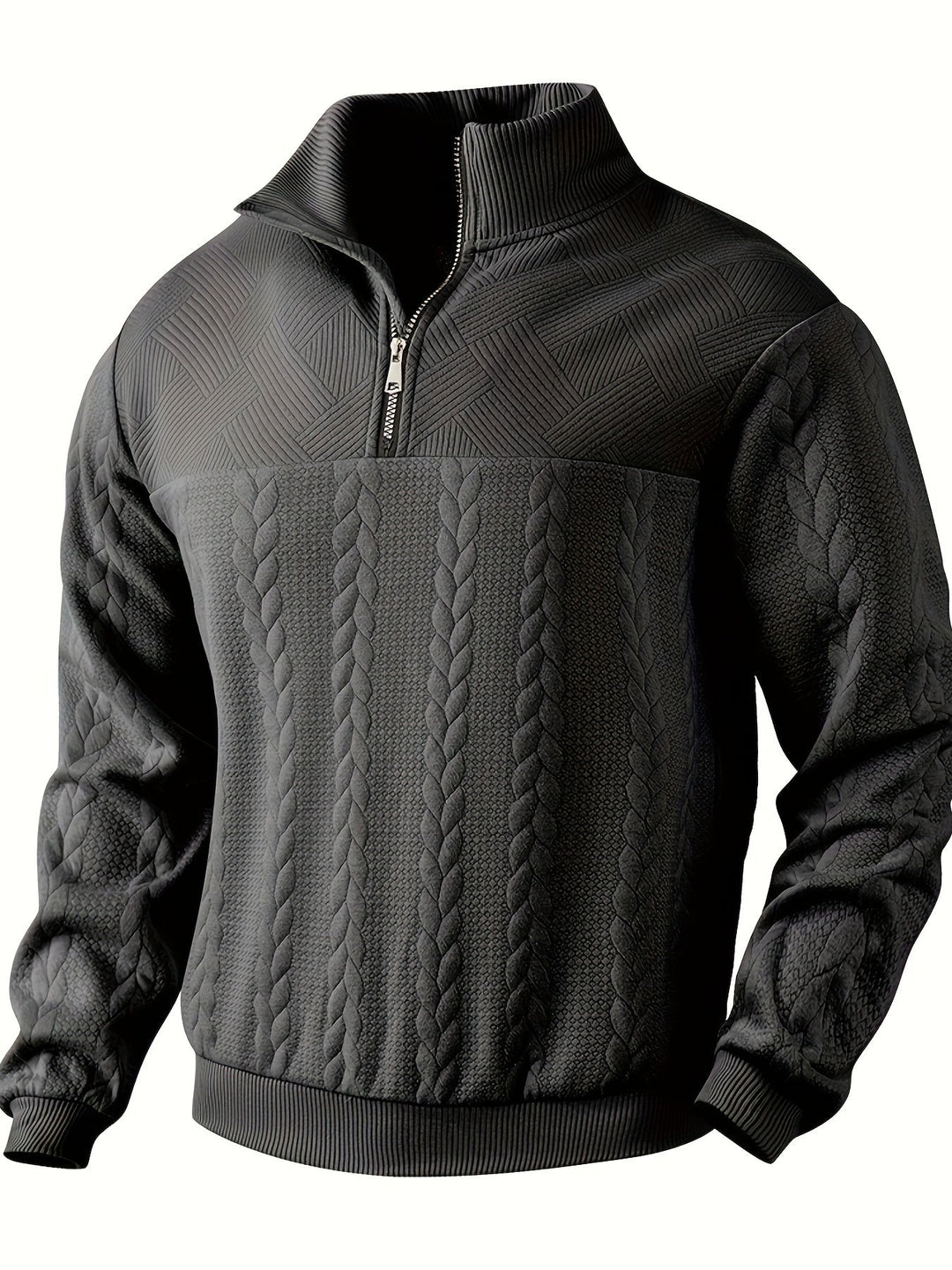 Joris – Vintage Herenpullover met Rits