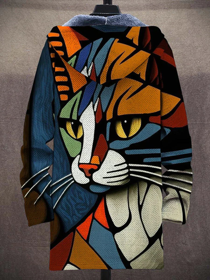 Maxine - Jas met artistieke print
