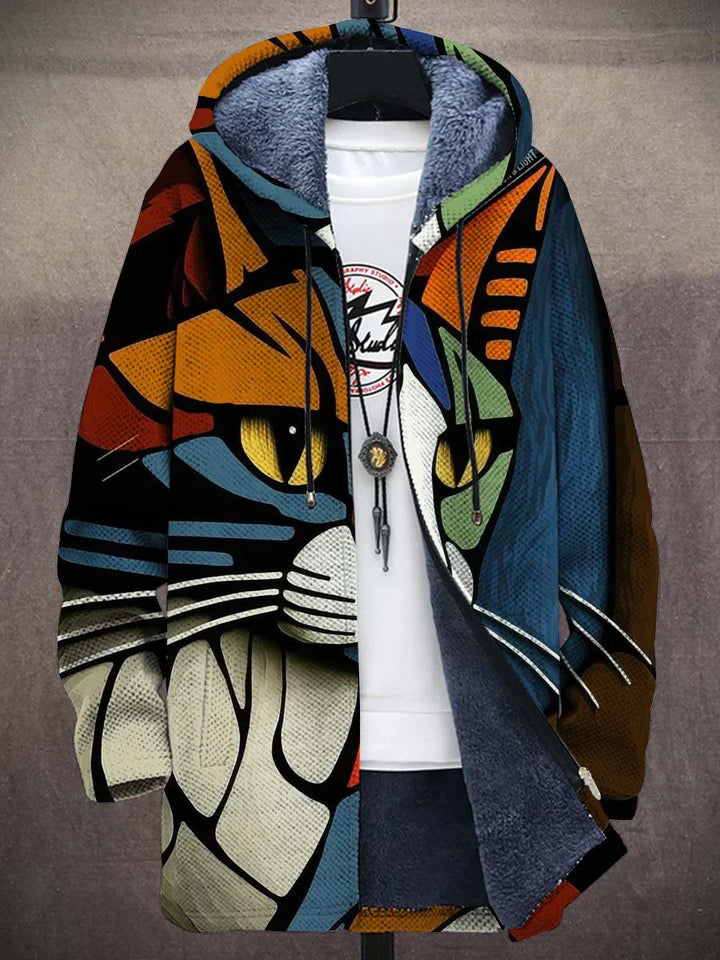 Maxine - Jas met artistieke print