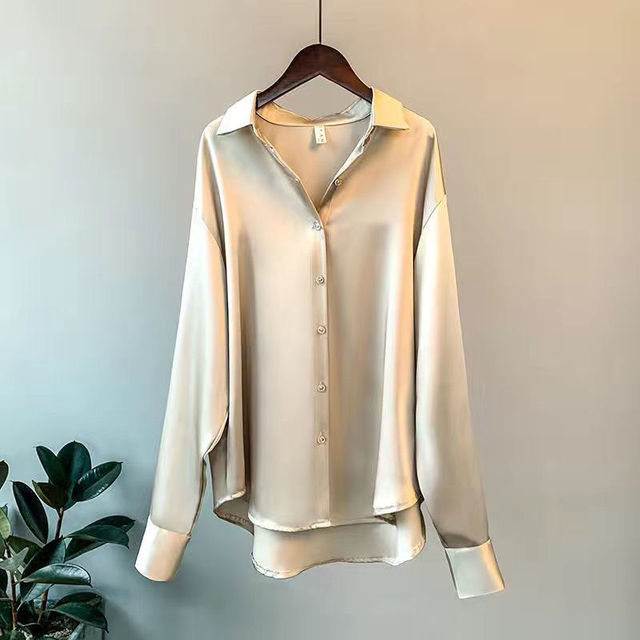 Gladys - Satijnen Damesblouse