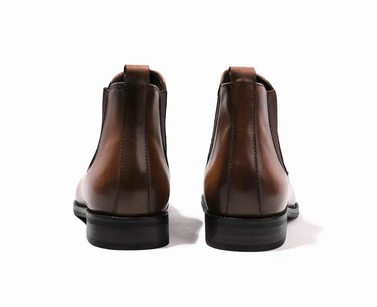 Andre | Verfijnde Leren Chelsea Boots