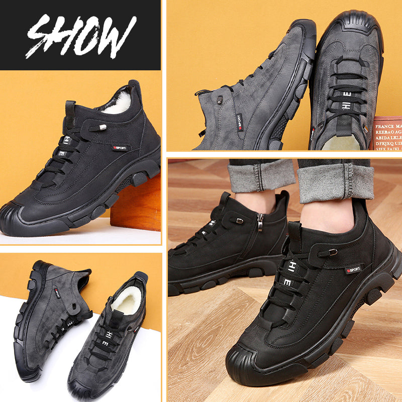 Juancho - Heren Winter Sneakers met Imitatiebont Voering